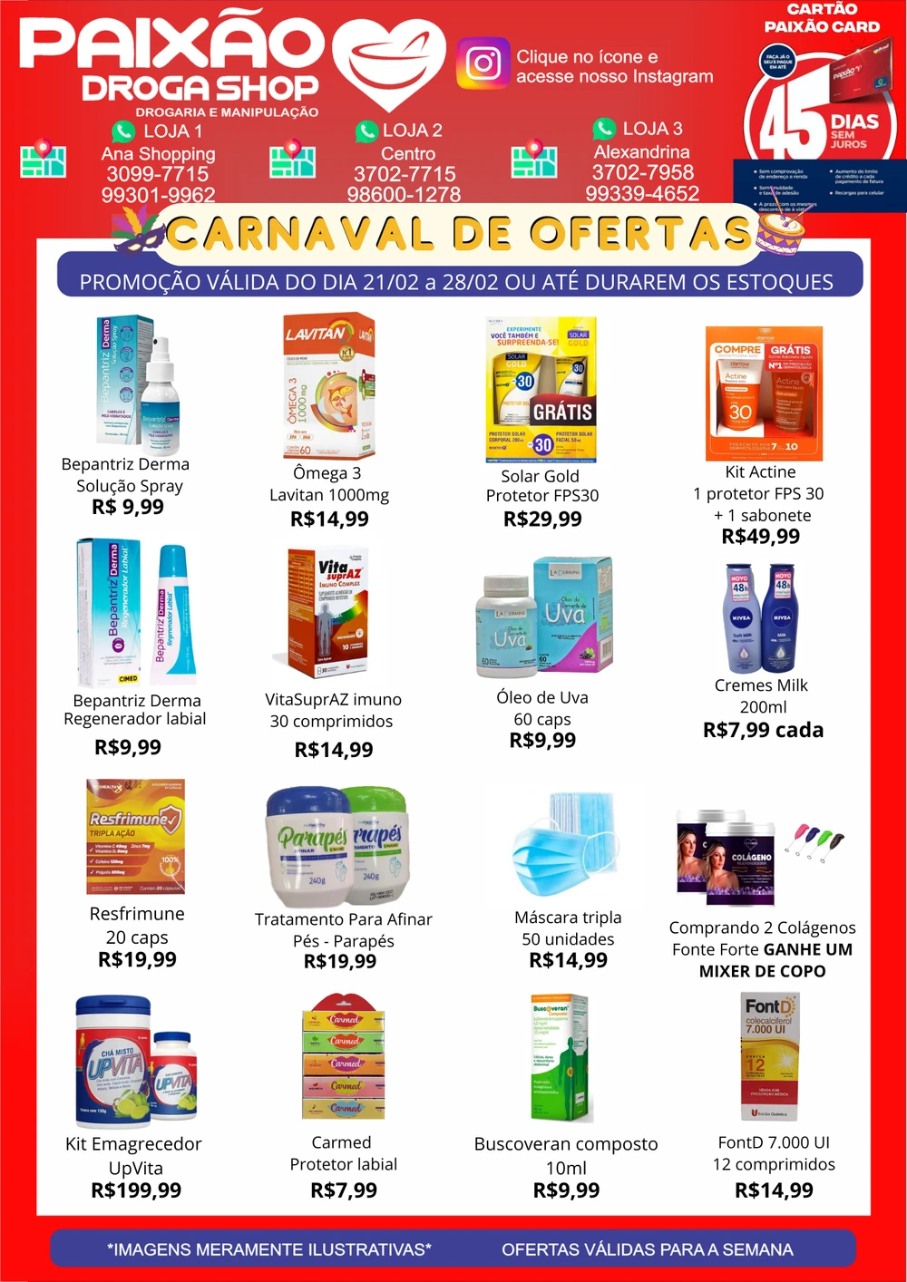 Material promocional para varejo